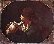 PIAZZETTA, Giovanni Battista Shepherd Boy ag Spain oil painting artist